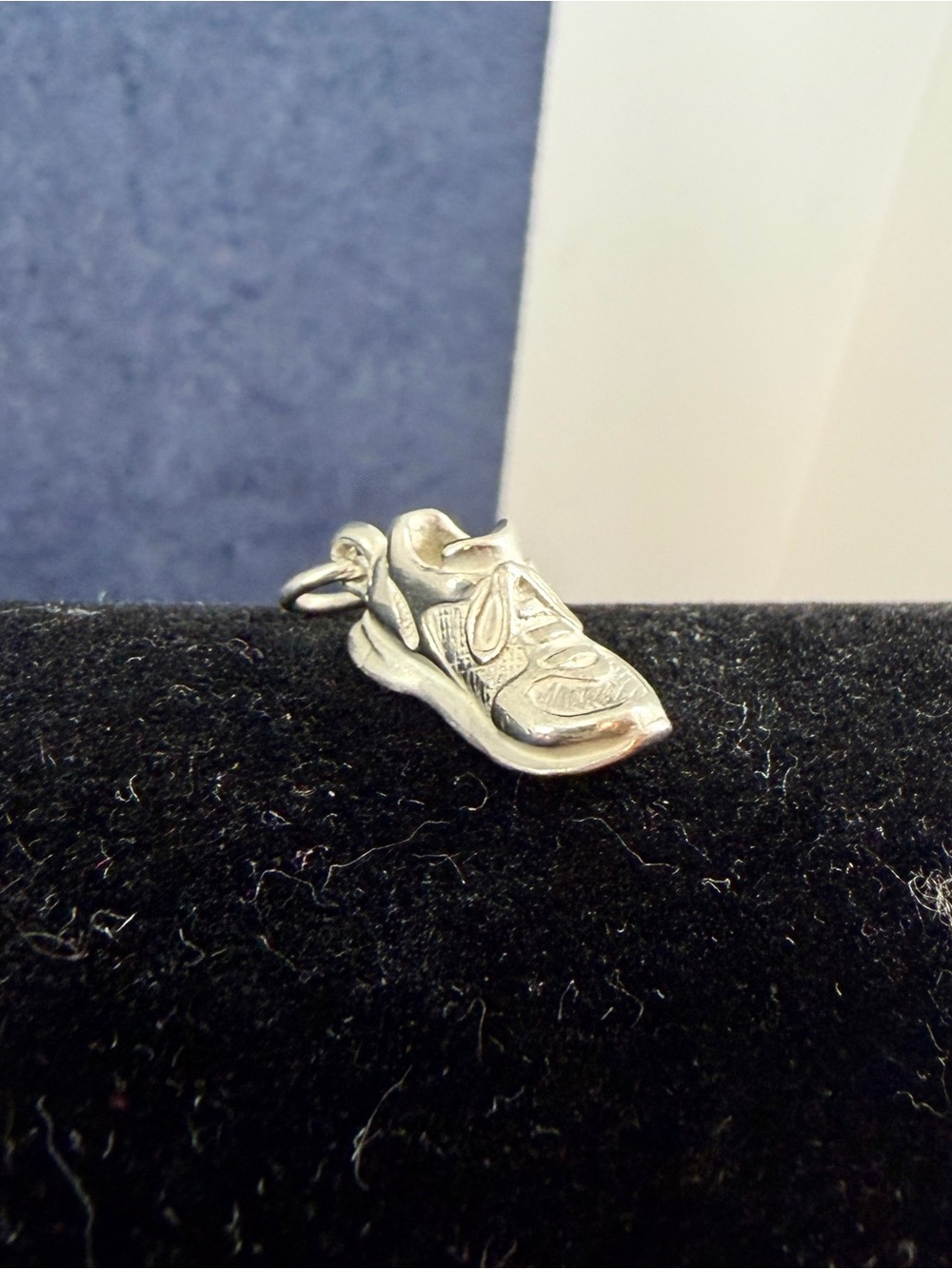 JAMES AVERY Sterling Silver Running Shoe Sneaker  Charm Pendant; RETIRED